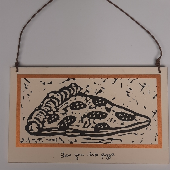 Primitives by Kathy Pizza Slice Ornament NEW - Picture 2 of 4